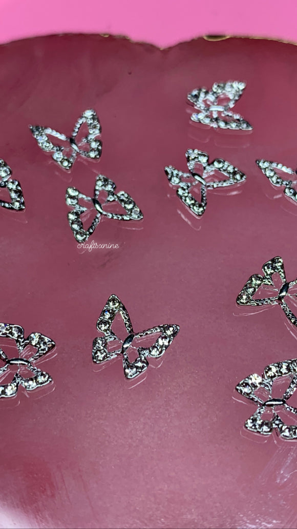 Butterfly Bling Charms – Craftsxnine